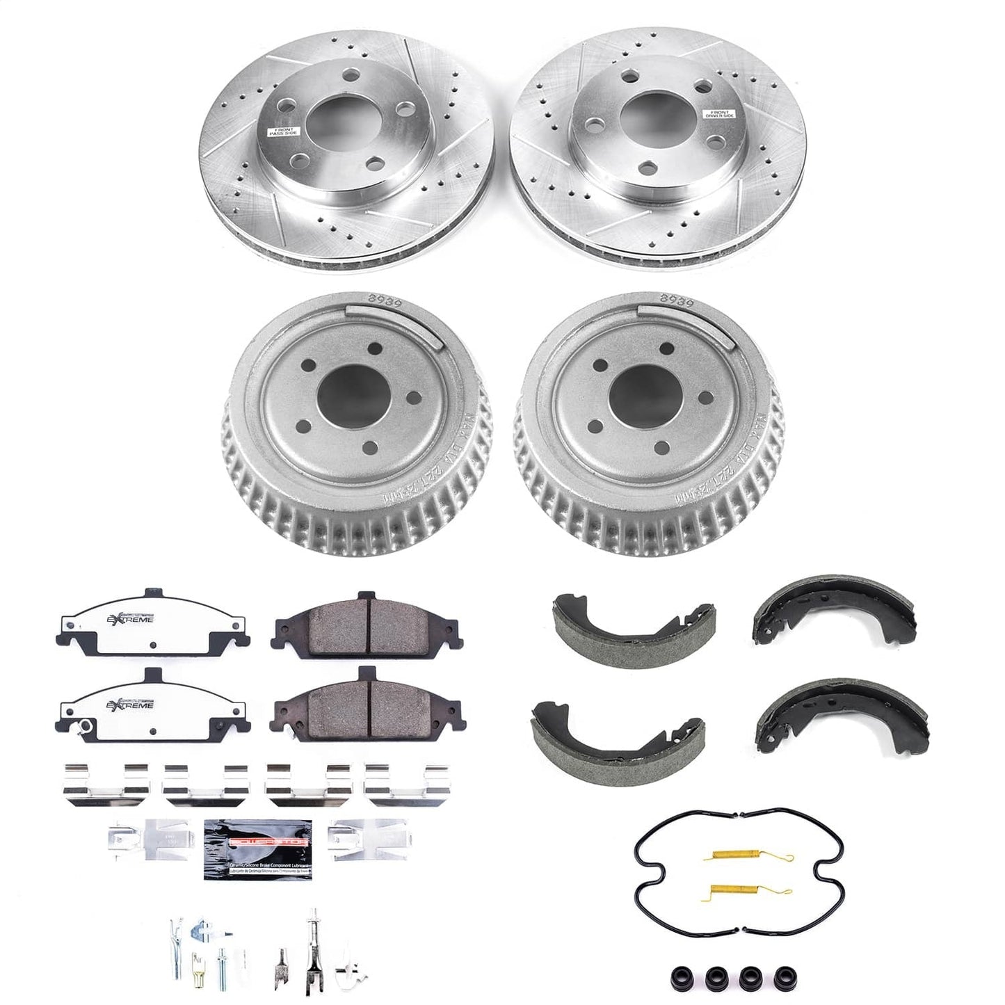PowerStop Front and Rear Z26 Street Brake Kit | Chevrolet Classic (04-05) (K15542DK-26)