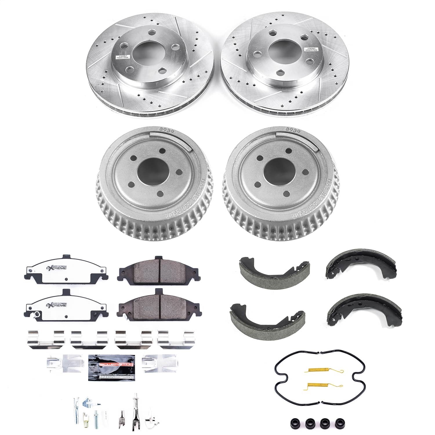 PowerStop Front and Rear Z26 Street Brake Kit | Chevrolet Classic (04-05) (K15542DK-26)