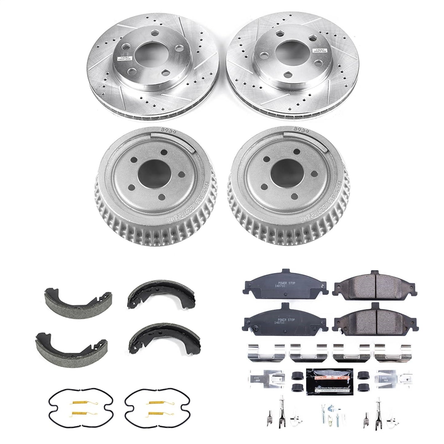 PowerStop Front and Rear Z23 Evolution Brake Kit | Chevrolet Classic (04-05) (K15542DK)