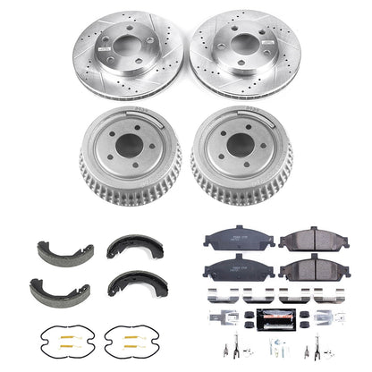 PowerStop Front and Rear Z23 Evolution Brake Kit | Chevrolet Classic (04-05) (K15542DK)