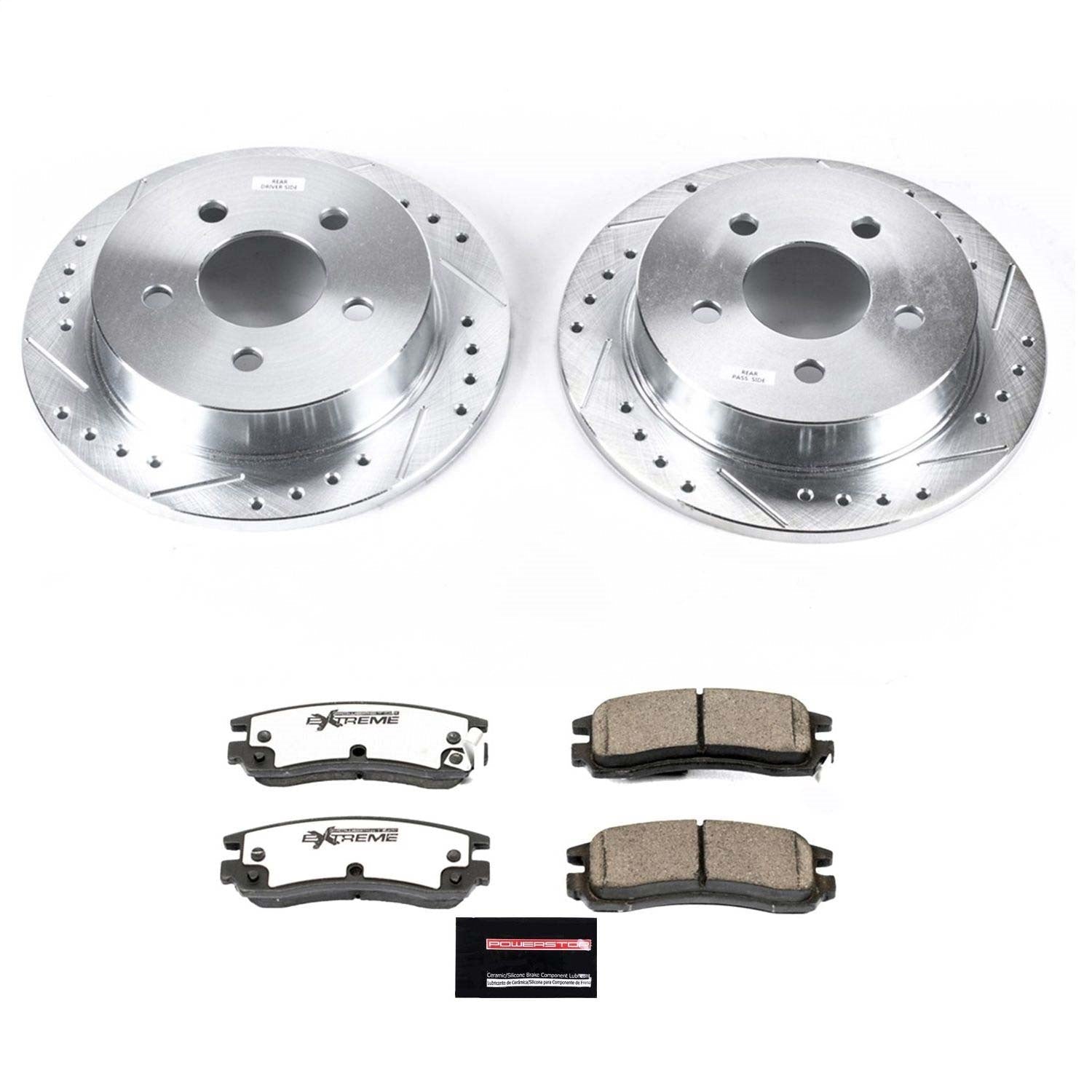PowerStop Rear Z26 Street Warrior Brake Kit | Buick Century (04-05) (K1558-26)