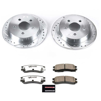 PowerStop Rear Z26 Street Warrior Brake Kit | Buick Century (04-05) (K1558-26)