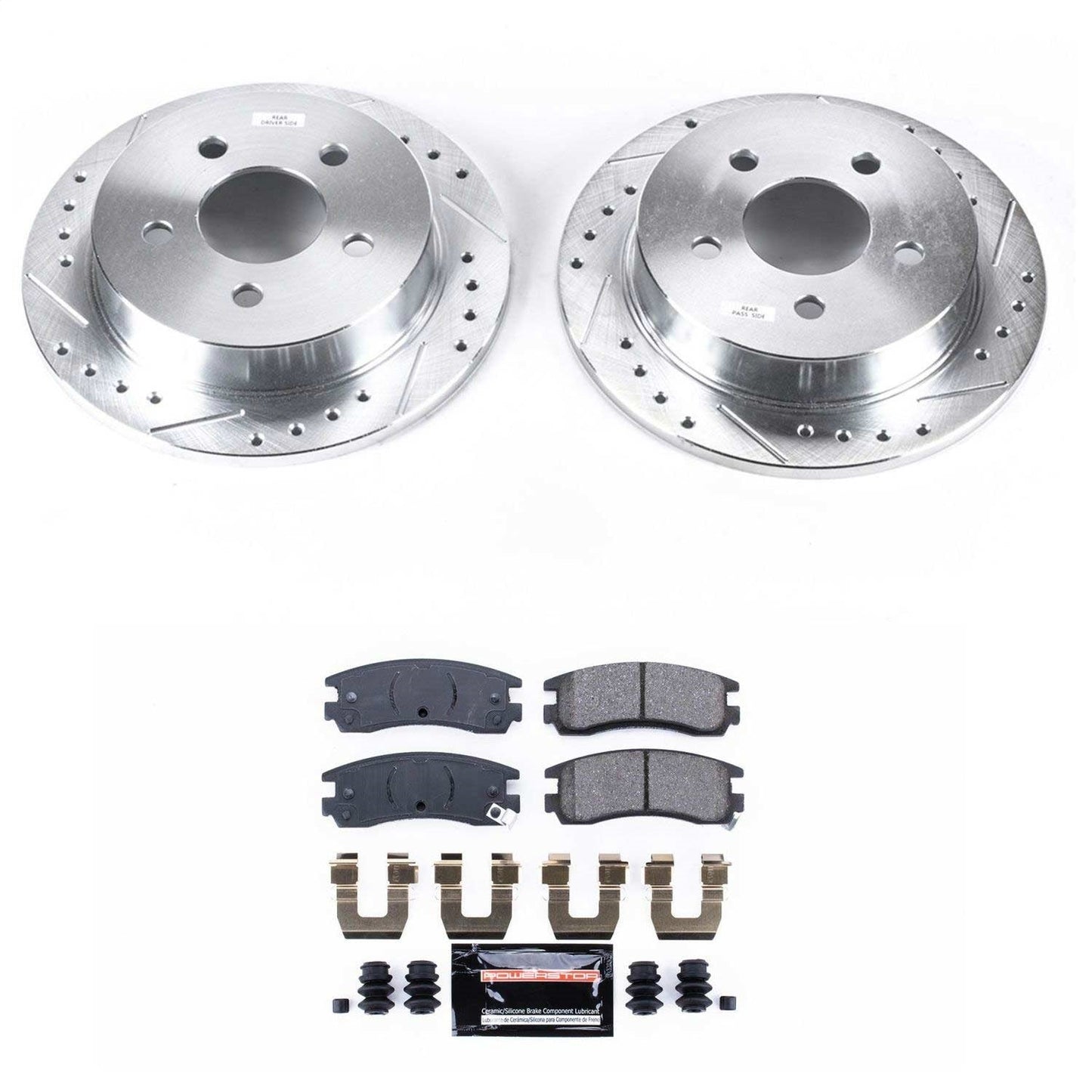 PowerStop Rear Z23 Evolution Sport Brake Kit | Buick Century (04-05) (K1558)