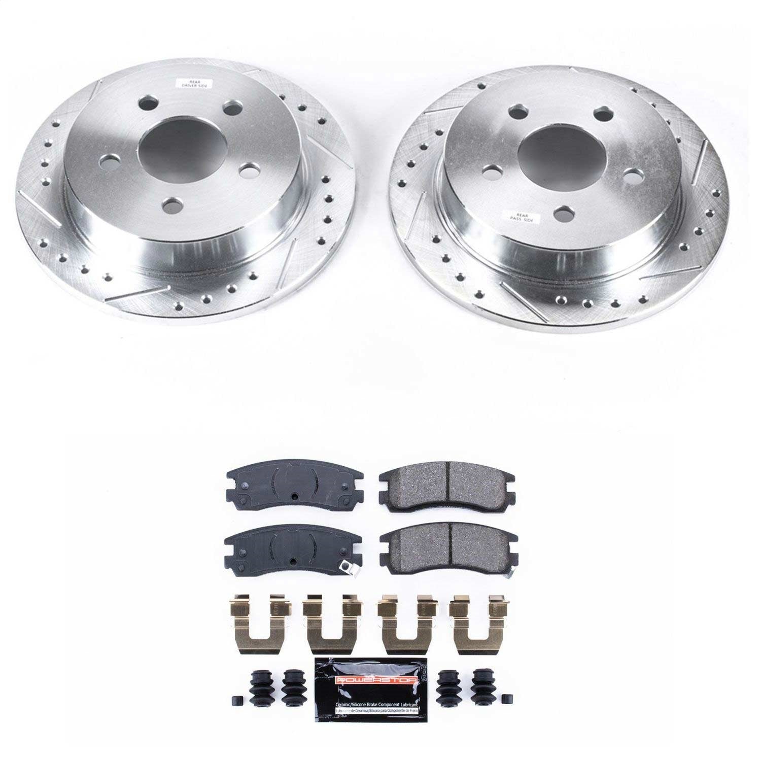 PowerStop Rear Z23 Evolution Sport Brake Kit | Buick Century (04-05) (K1558)