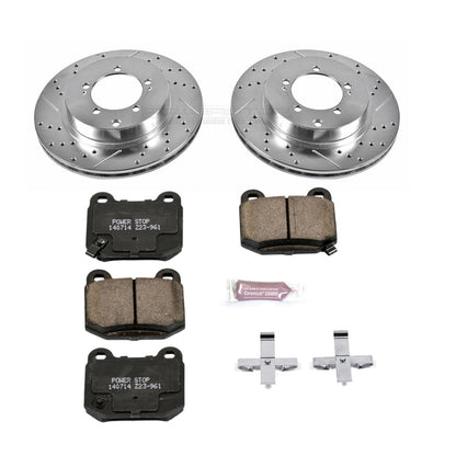PowerStop Rear Z23 Evolution Sport Brake Kit | Mitsubishi Lancer (03-06) (K156)