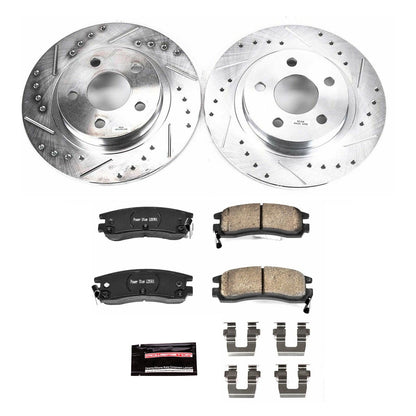 PowerStop Rear Z23 Evolution Sport Brake Kit | Buick Park Avenue (03-05) (K1566)