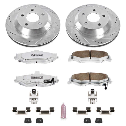 PowerStop Rear Z26 Street Warrior Brake Kit | Chevrolet Camaro (98-02) (K1568-26)