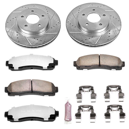 PowerStop Front Z36 Truck & Tow Brake Kit | Chevrolet Equinox (05-06) (K1576-36)