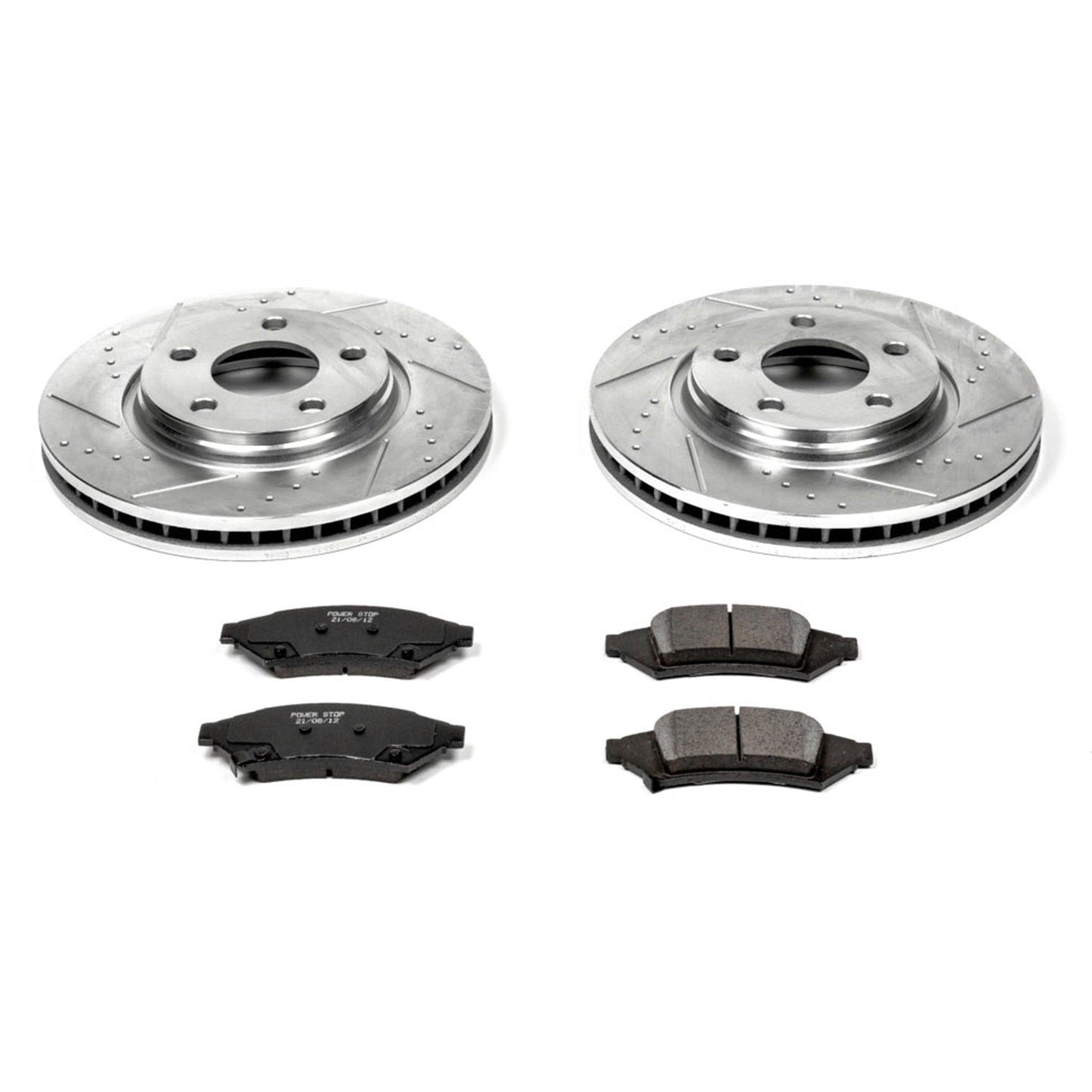 PowerStop Front Z23 Evolution Sport Brake Kit | Pontiac Grand Prix (04) (K1586)