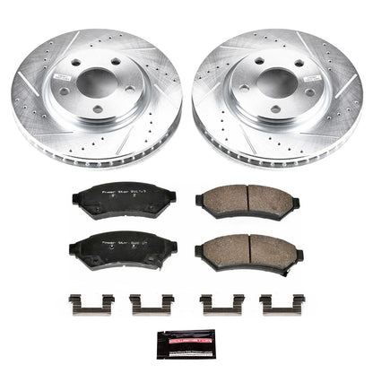PowerStop Front Z23 Evolution Sport Brake Kit | Buick Allure (05-09) (K1588)