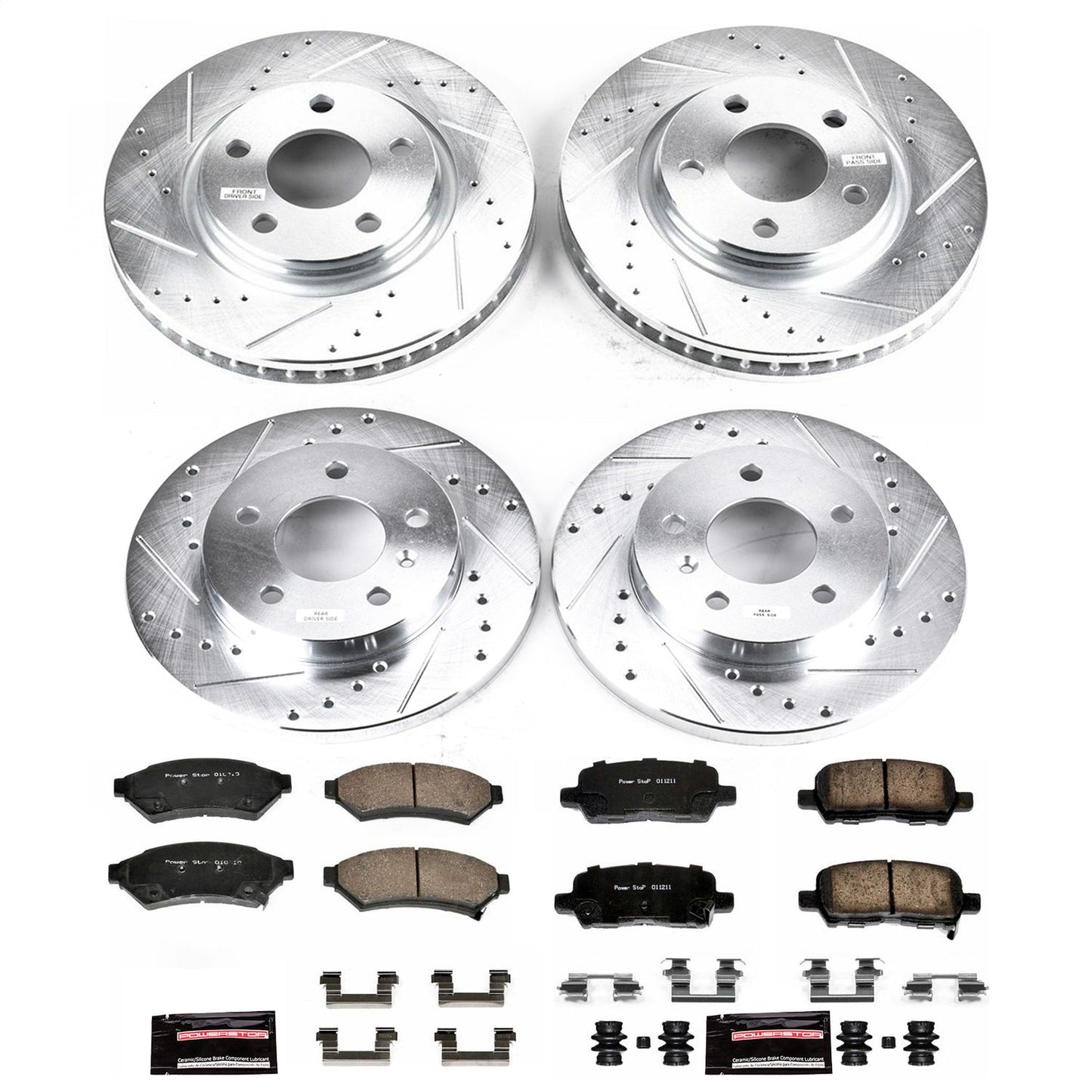 PowerStop Front & Rear Z23 Evolution Sport Brake Kit | Buick Allure (05-09) (K1589)