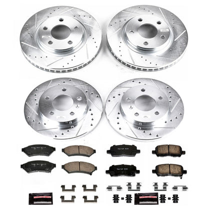 PowerStop Front & Rear Z23 Evolution Sport Brake Kit | Buick Allure (05-09) (K1589)