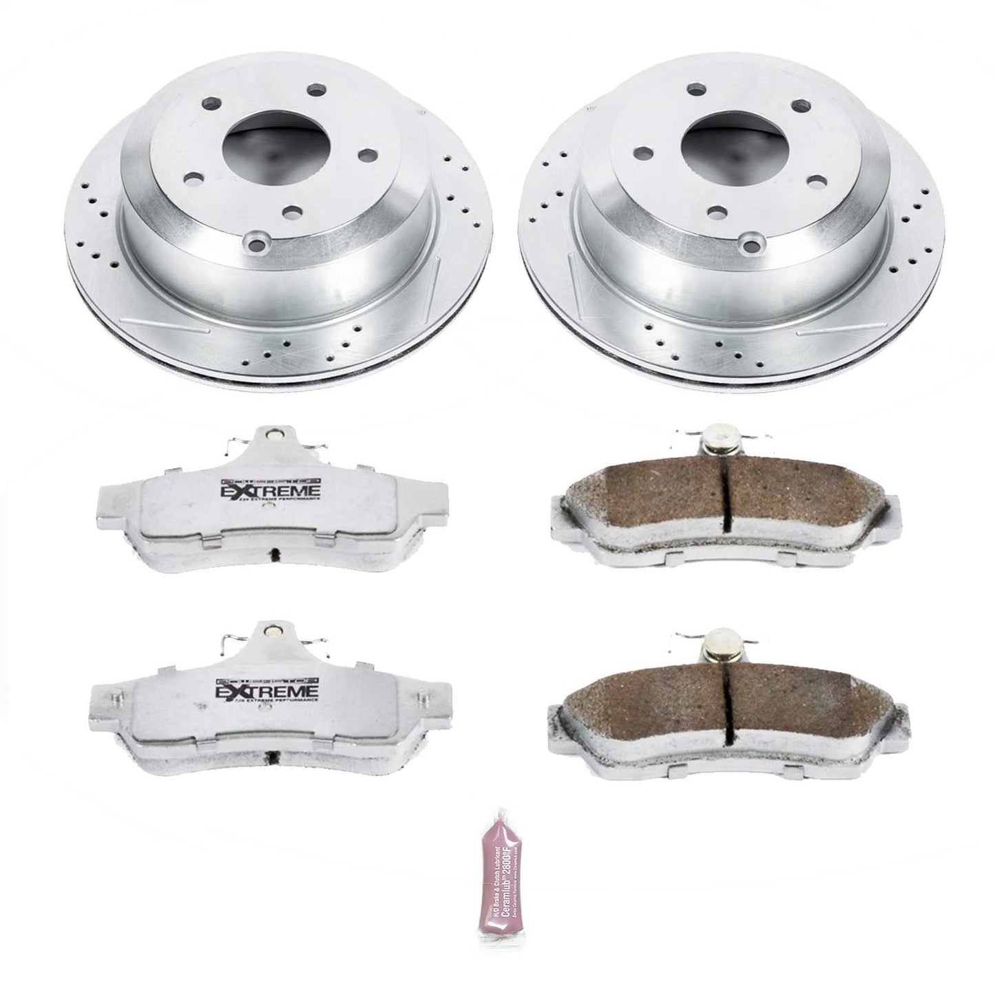 PowerStop Rear Z26 Street Warrior Brake Kit | Pontiac GTO (05-06) (K1601-26)