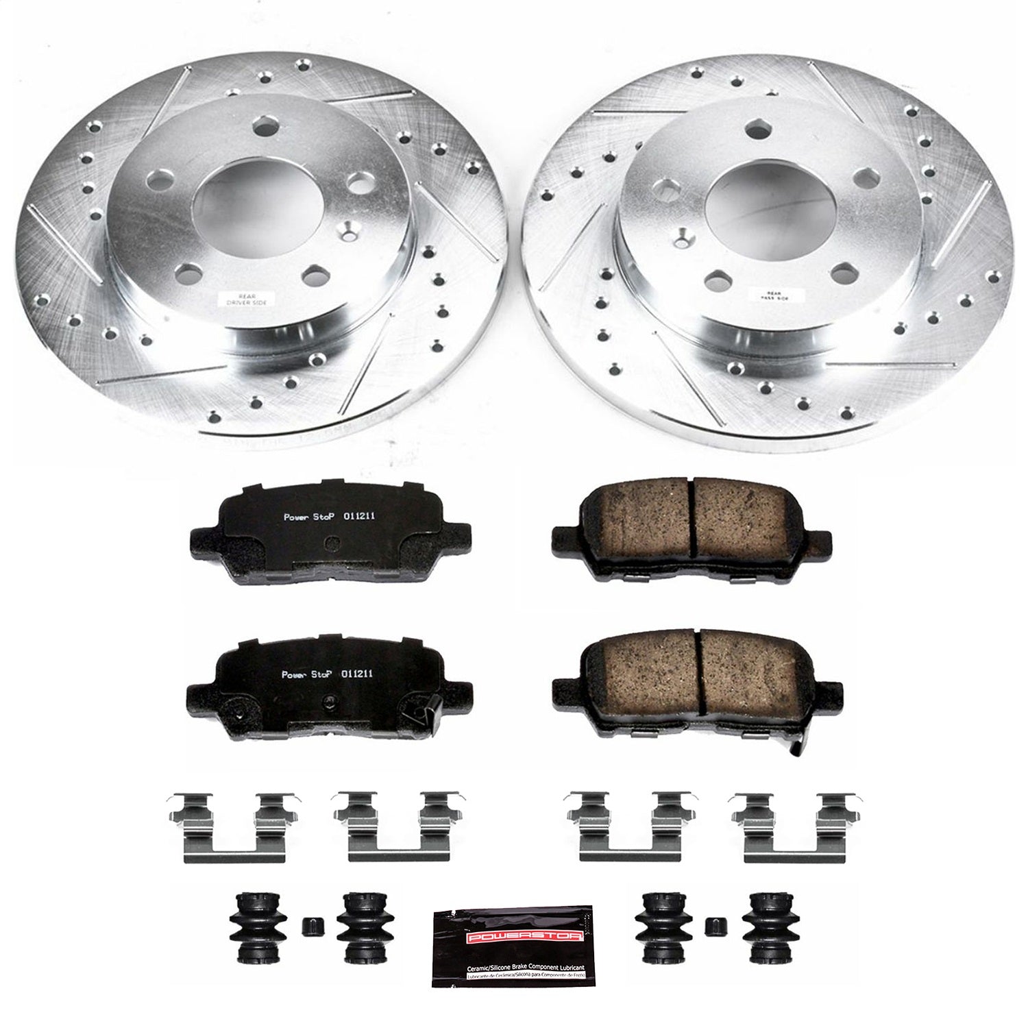 PowerStop Rear Z23 Evolution Sport Brake Kit | Buick Allure (05-09) (K1602)