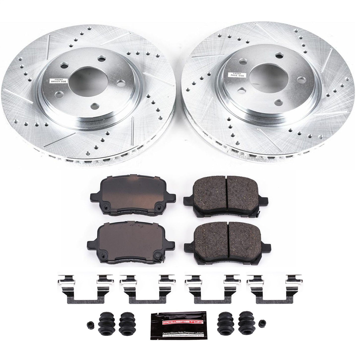PowerStop Front Z23 Evolution Sport Brake Kit | Chevrolet Cobalt (05-06) (K1610)