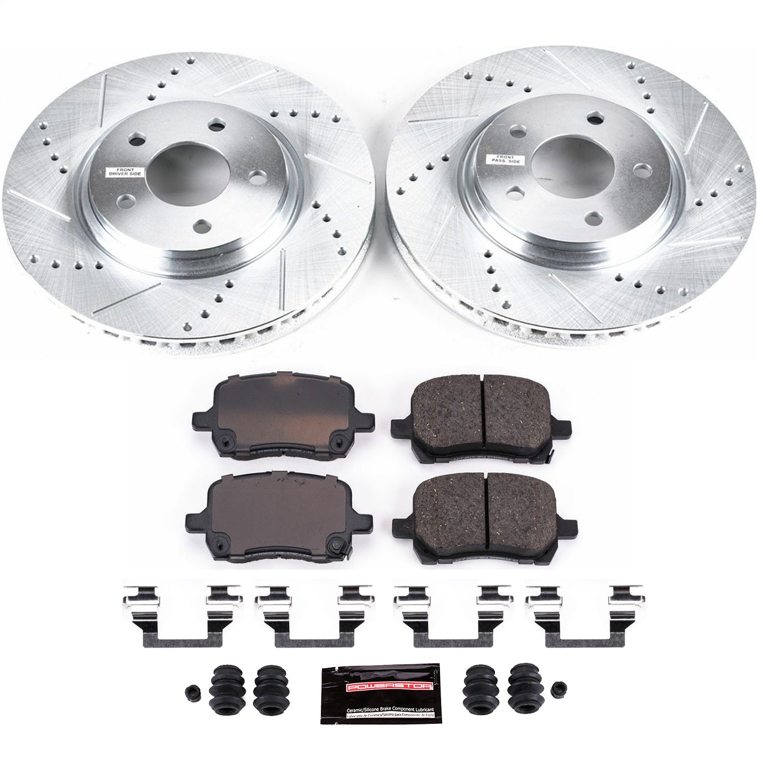 PowerStop Front Z23 Evolution Sport Brake Kit | Chevrolet Cobalt (05-06) (K1610)