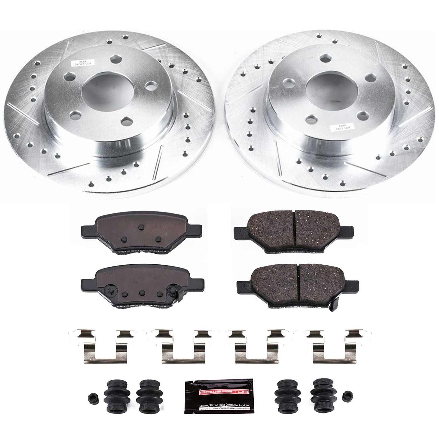 PowerStop Rear Z23 Evolution Sport Brake Kit | Chevrolet Cobalt (05-08) (K1616)
