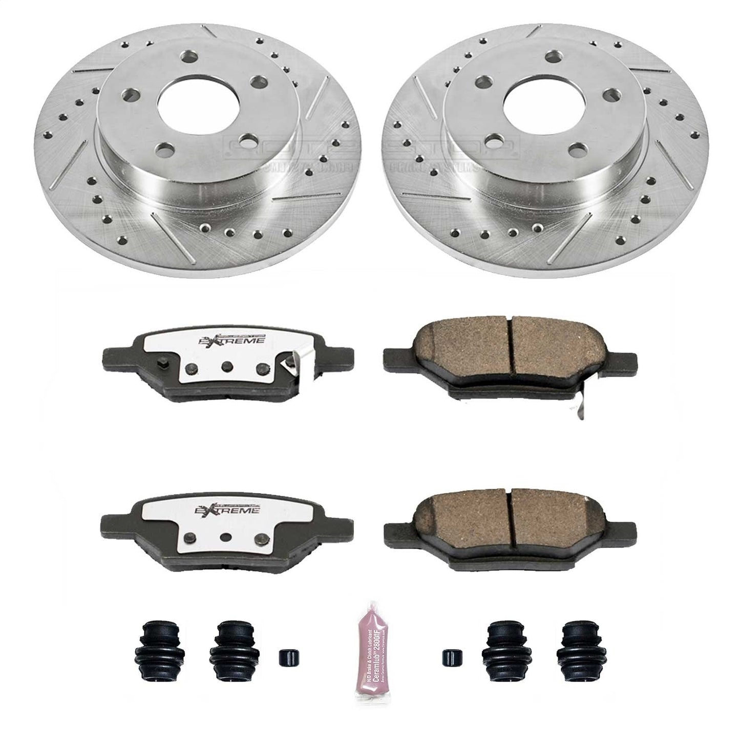 PowerStop Front Z26 Street Warrior Brake Kit | Chevrolet Malibu (04-08) (K1617-26)