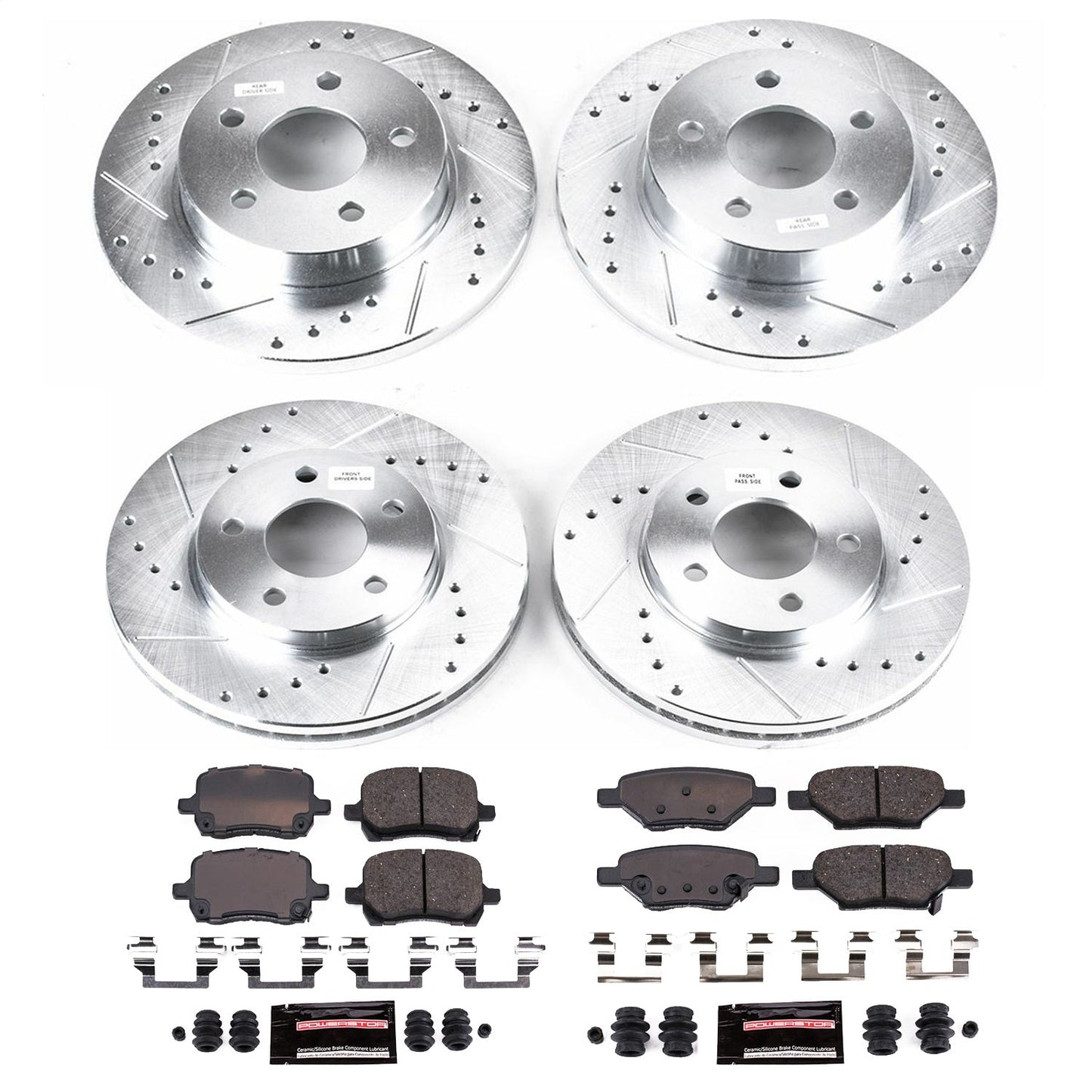 PowerStop Front & Rear Z23 Evolution Sport Brake Kit | Chevrolet Malibu (04-08) (K1618)