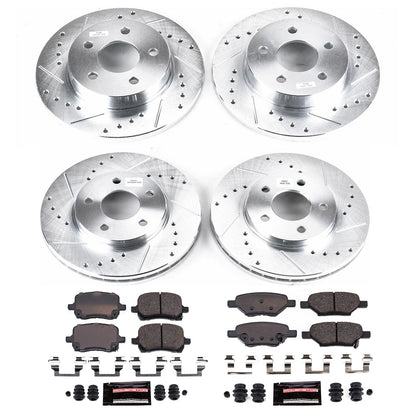 PowerStop Front & Rear Z23 Evolution Sport Brake Kit | Chevrolet Malibu (04-08) (K1618)