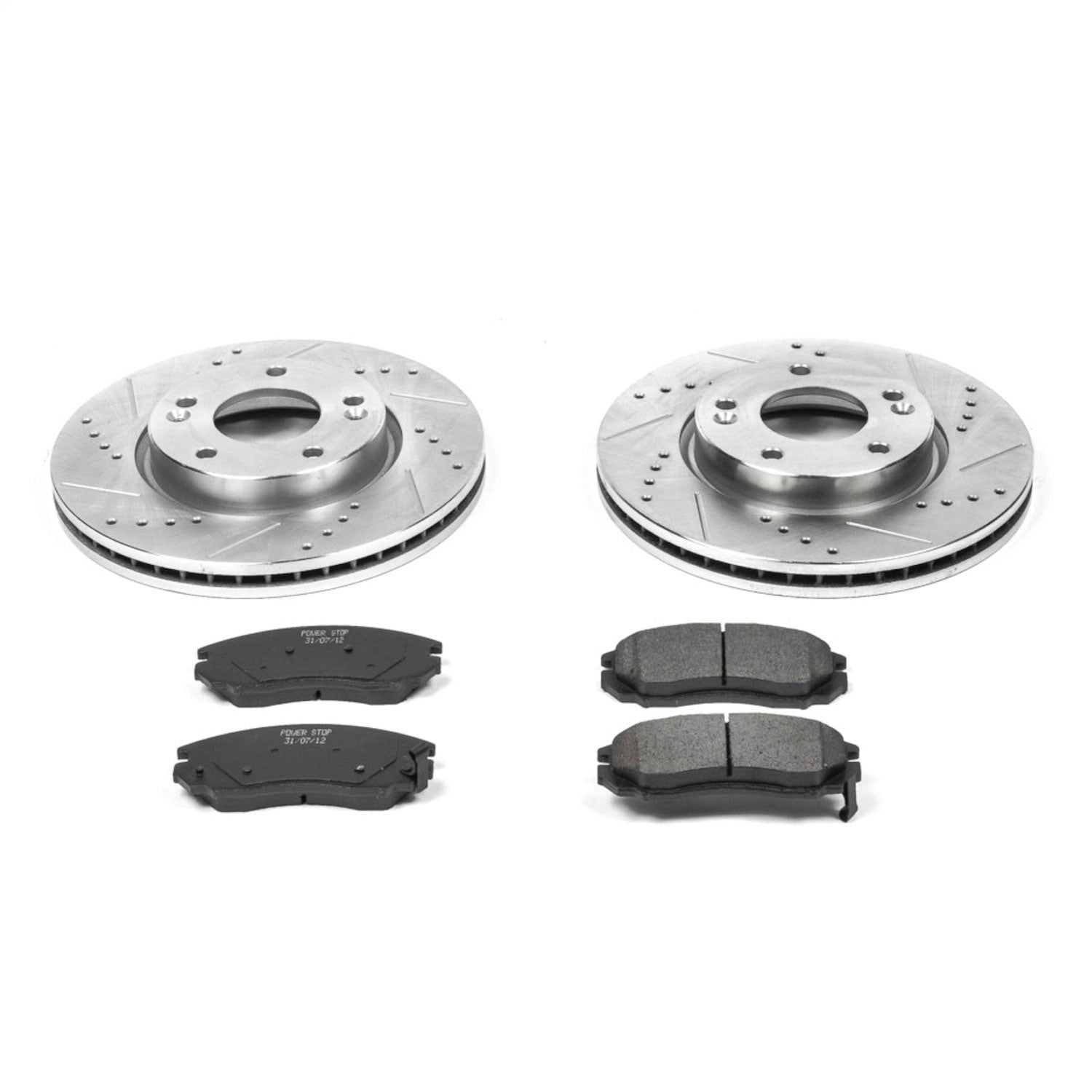 PowerStop Front Z23 Evolution Sport Brake Kit | Hyundai Tiburon (04-06) (K163)