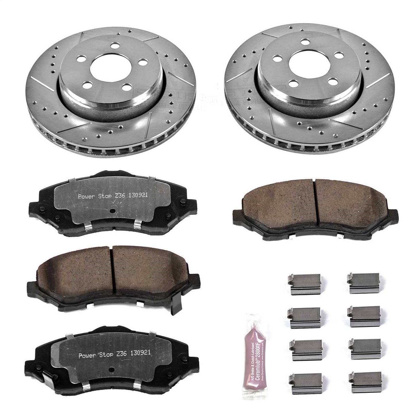 PowerStop Front Z36 Truck & Tow Brake Kit | Dodge Nitro (07-11) (K1631-36)