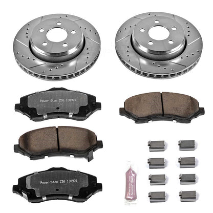 PowerStop Front Z36 Truck & Tow Brake Kit | Dodge Nitro (07-11) (K1631-36)