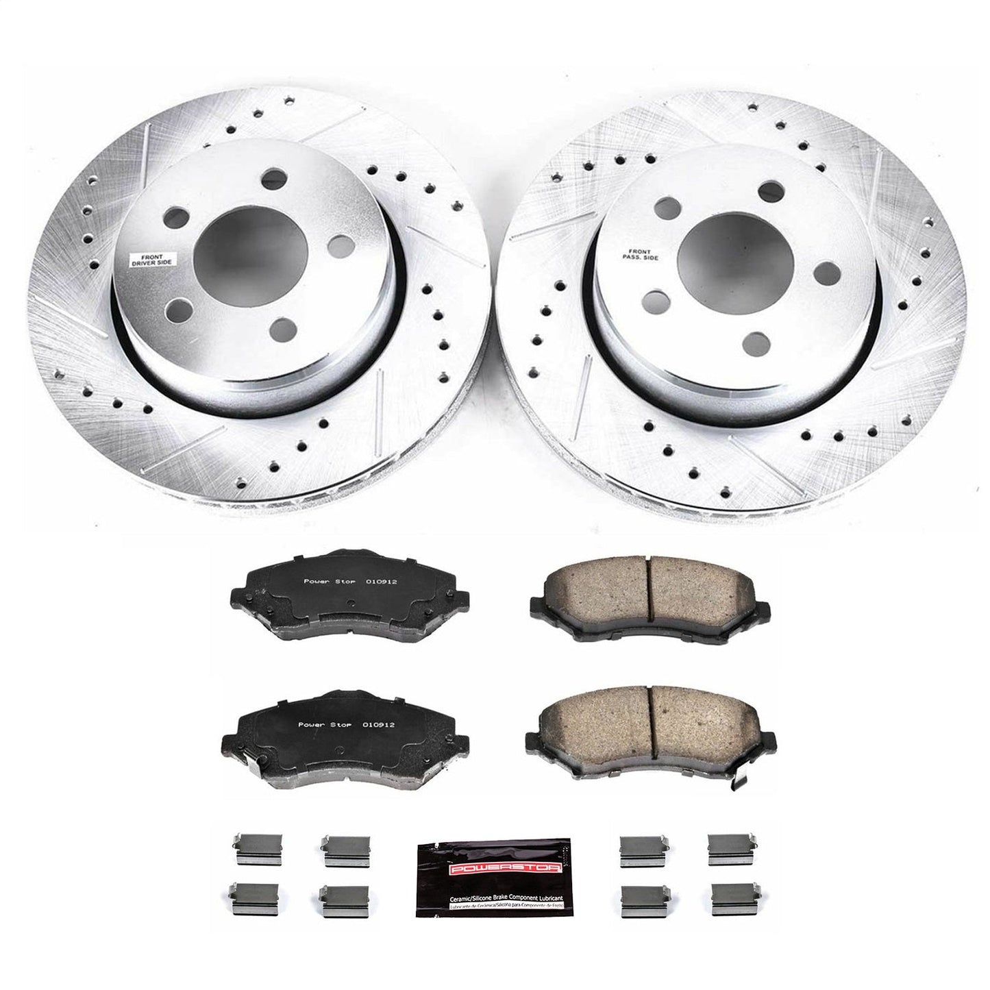 PowerStop Z23 Evolution Sport Front Brake Kit | Dodge Nitro (07-11) (K1631)
