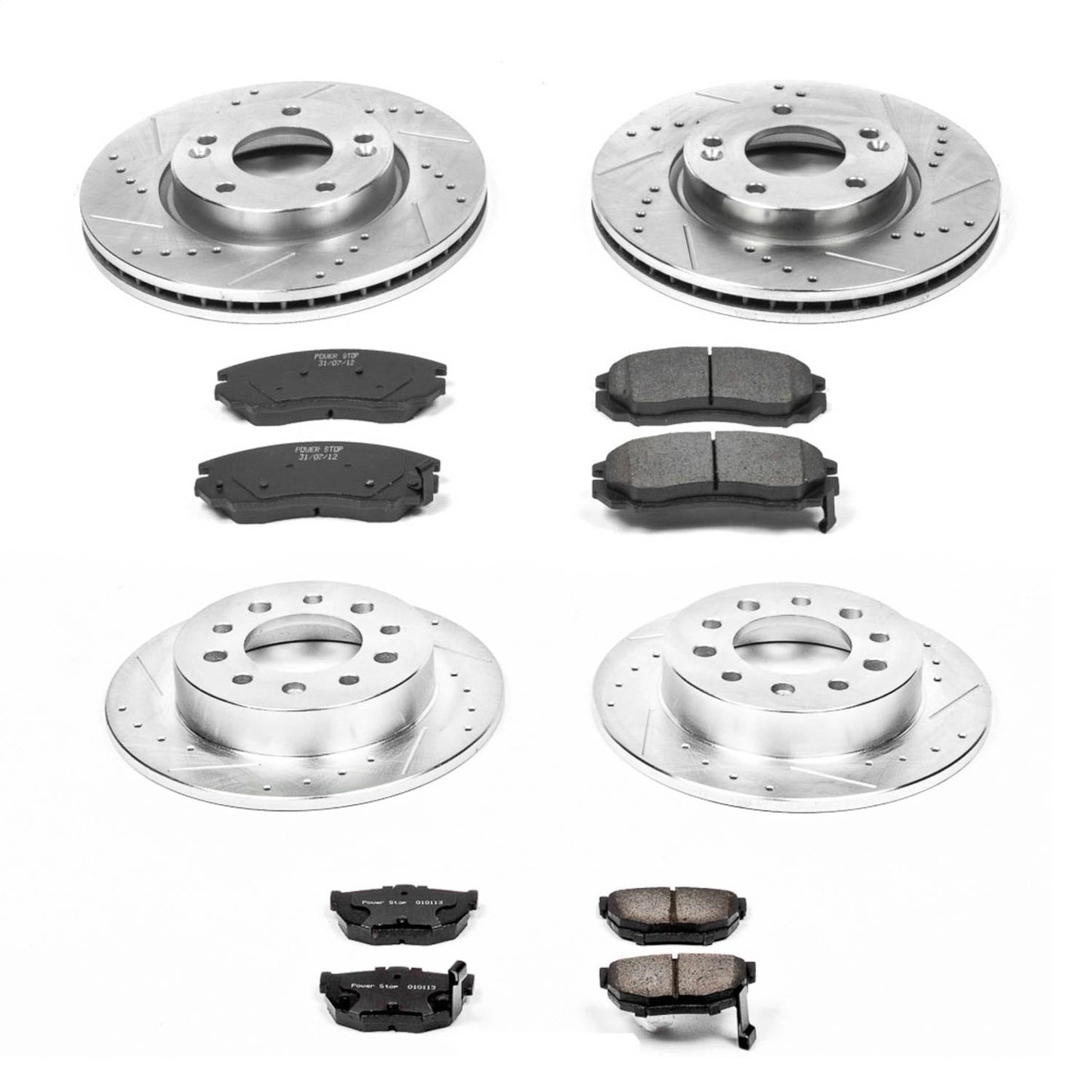 PowerStop Front & Rear Z23 Evolution Sport Brake Kit | Hyundai Tiburon (04-06) (K164)