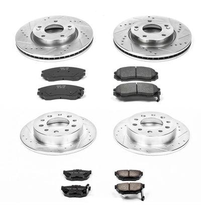 PowerStop Front & Rear Z23 Evolution Sport Brake Kit | Hyundai Tiburon (04-06) (K164)