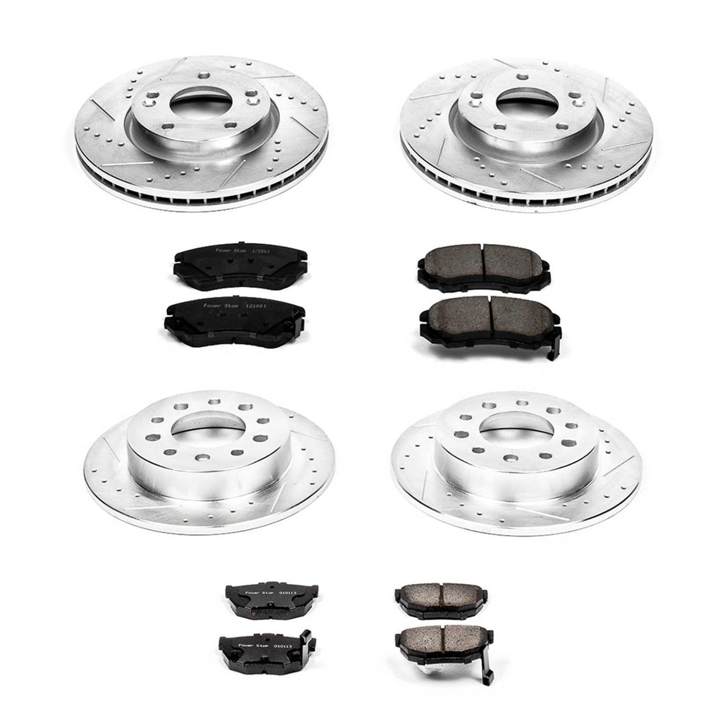 PowerStop Front & Rear Z23 Evolution Sport Brake Kit | Hyundai Tiburon (03-08) (K166)