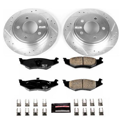 PowerStop Rear Z23 Evolution Sport Brake Kit | Chrysler Concorde (93-94) (K1667)