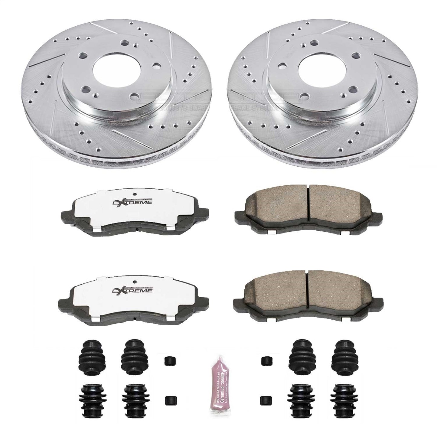 PowerStop Front Z26 Street Warrior Brake Kit | Chrysler Sebring (01-05) (K1678-26)
