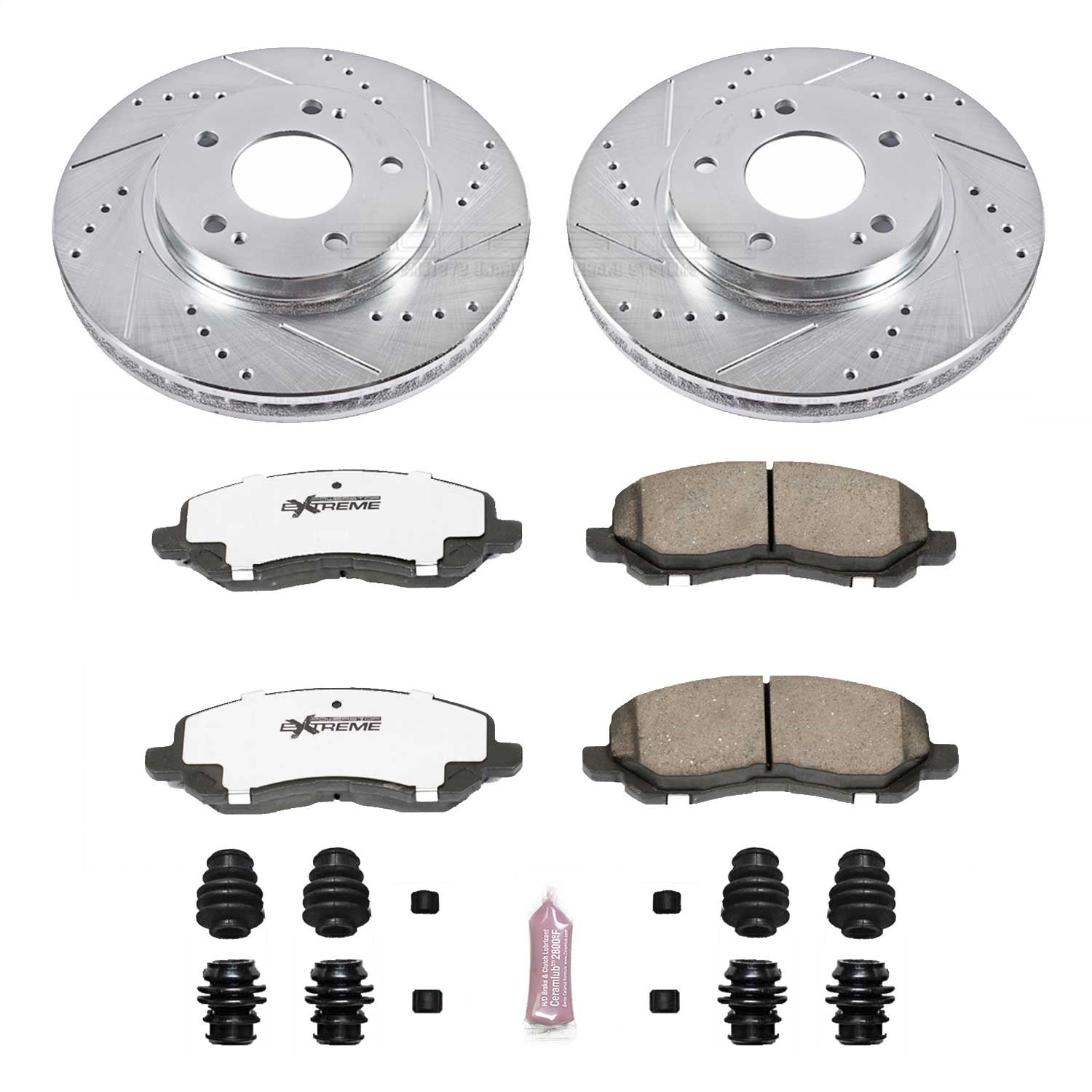PowerStop Front Z26 Street Warrior Brake Kit | Chrysler Sebring (01-05) (K1678-26)