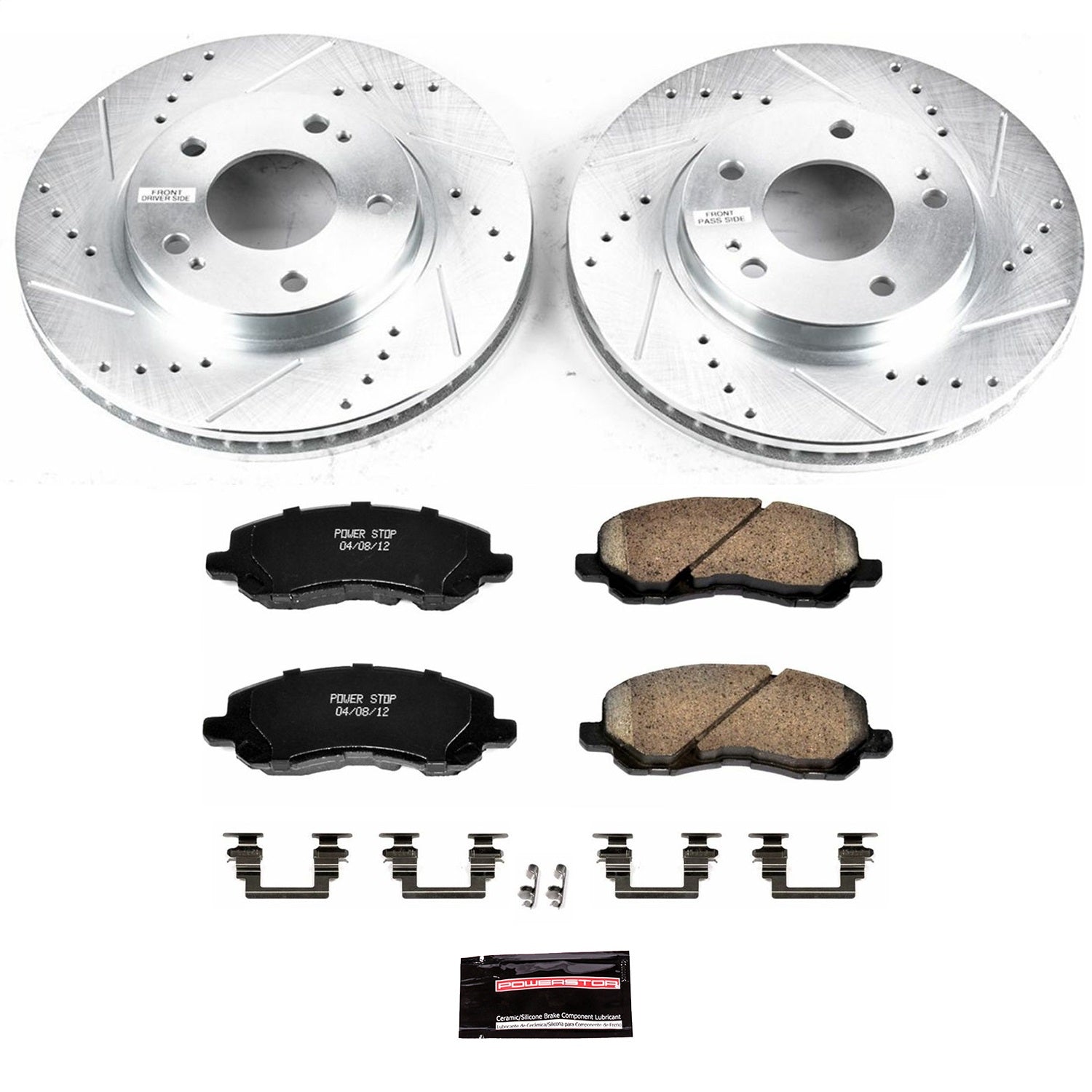 PowerStop Front Z23 Evolution Sport Brake Kit | Chrysler Sebring (01-05) (K1678)