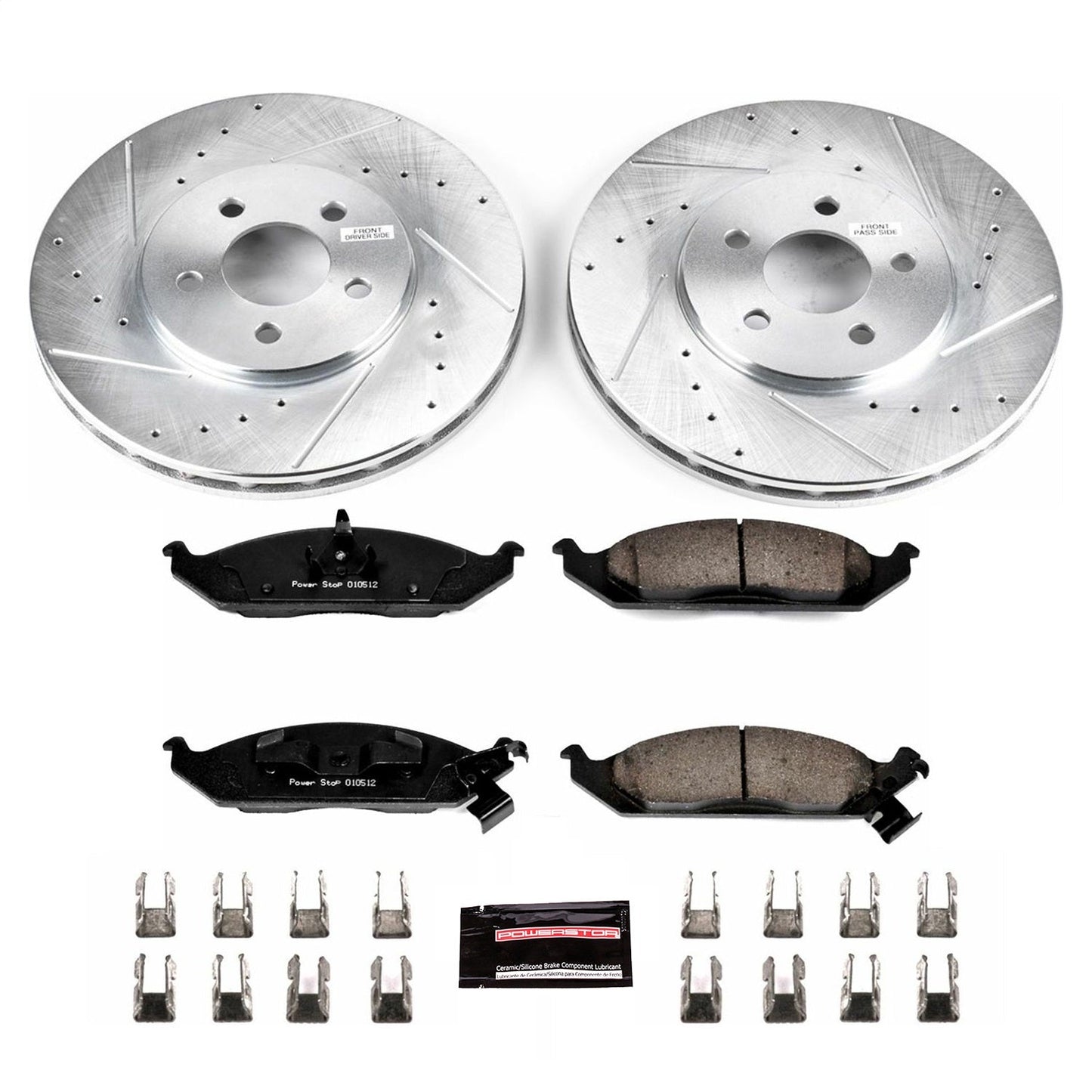 PowerStop Z23 Evolution Sport Front Brake Kit | Chrysler Cirrus (95-00) (K1679)
