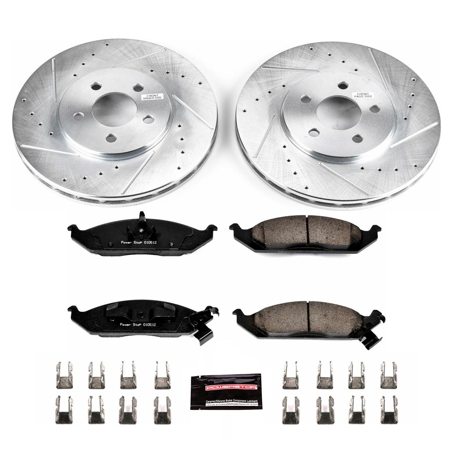 PowerStop Z23 Evolution Sport Front Brake Kit | Chrysler Cirrus (95-00) (K1679)