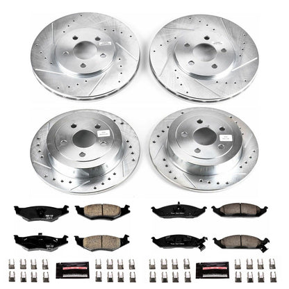 PowerStop Front & Rear Z23 Evolution Sport Brake Kit | Plymouth Breeze (96-00) (K1680)