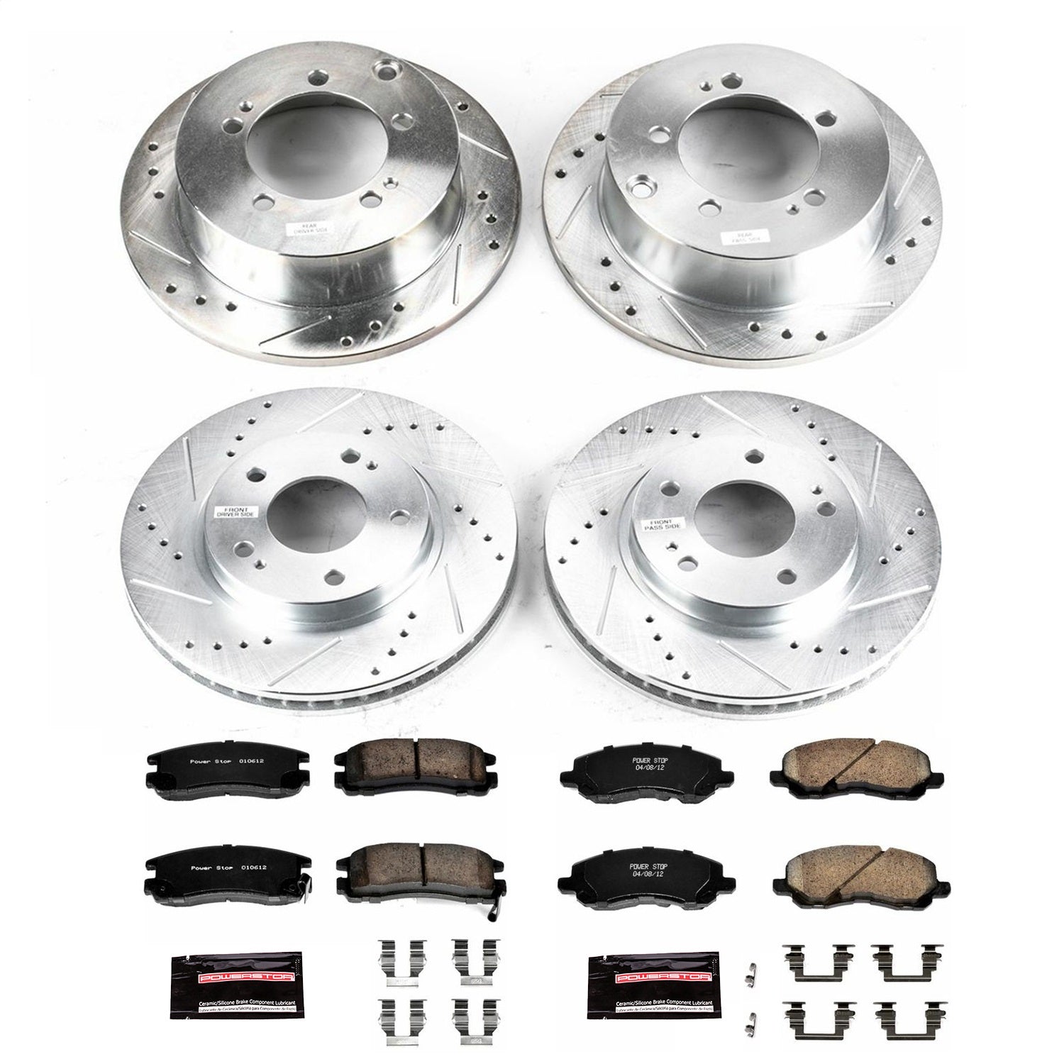 PowerStop Front & Rear Z23 Evolution Sport Brake Kit | Chrysler Sebring (01-05) (K1683)