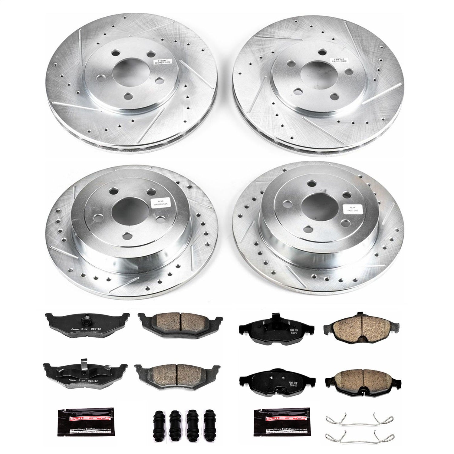 PowerStop Front & Rear Z23 Evolution Sport Brake Kit | Chrysler Sebring (01-06) (K1685)