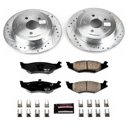PowerStop Rear Z23 Evolution Sport Brake Kit | Plymouth Breeze (96-00) (K1687)