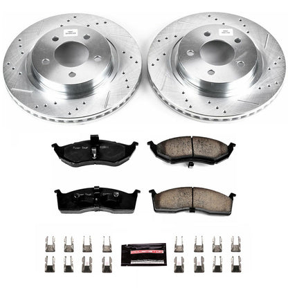 PowerStop Front Z23 Evolution Sport Brake Kit | Chrysler 300M (99-04) (K1692)