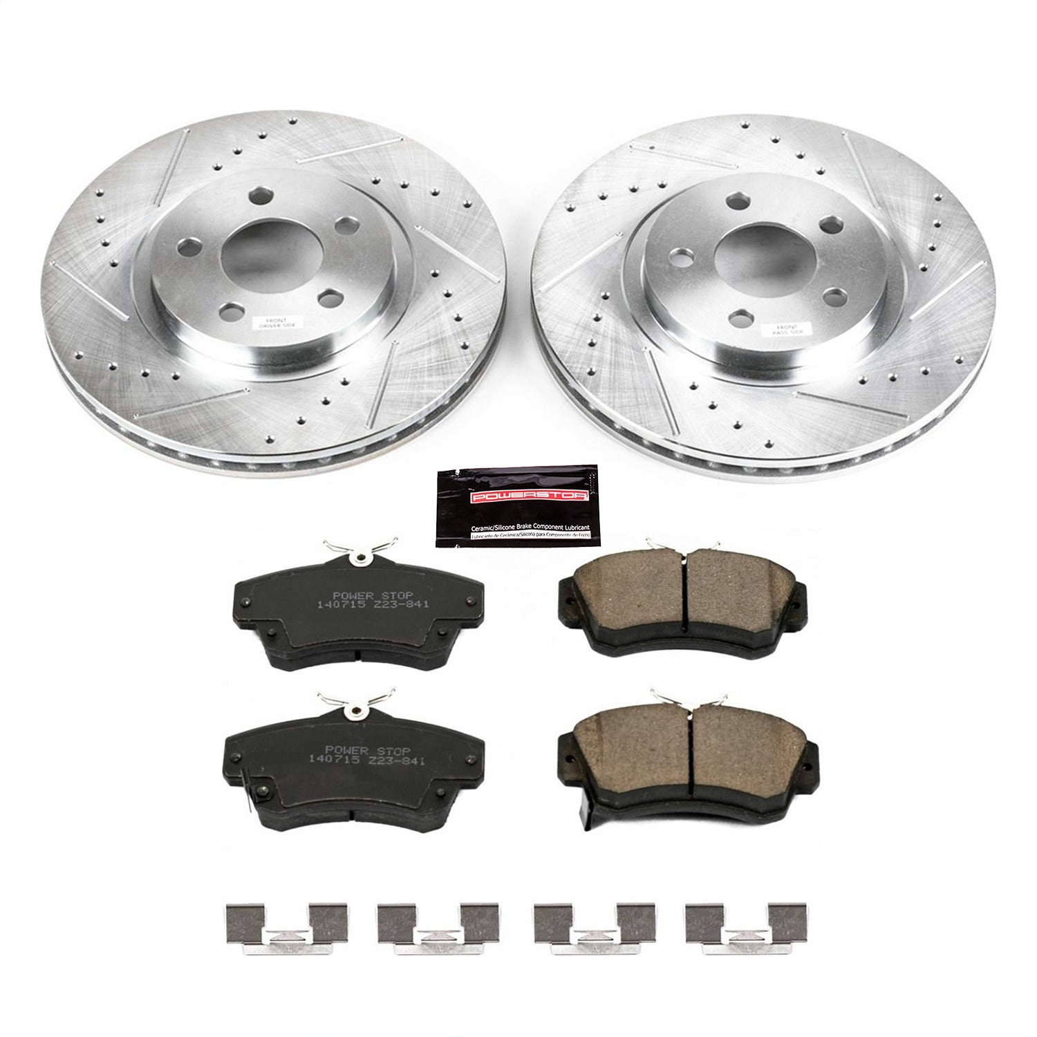 PowerStop Front Z23 Evolution Sport Brake Kit | Chrysler PT Cruiser (01-10) (K1704)