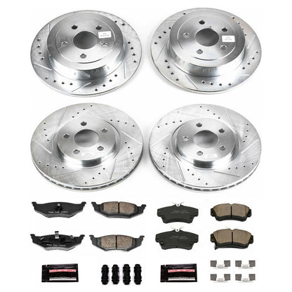 PowerStop Front & Rear Z23 Evolution Sport Brake Kit | Chrysler PT Cruiser (01-03) (K1705)