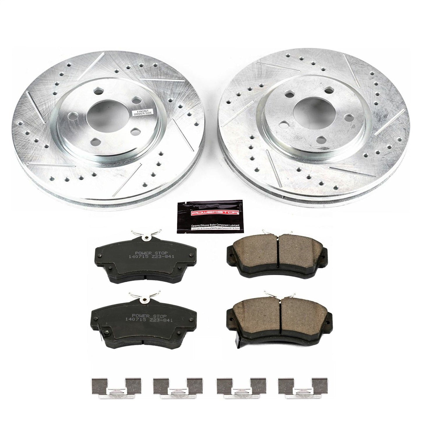 PowerStop Front Z23 Evolution Sport Brake Kit | Chrysler PT Cruiser (03-09) (K1706)