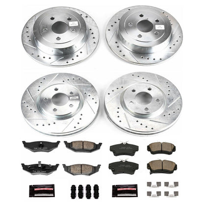 PowerStop Front & Rear Z23 Evolution Sport Brake Kit | Chrysler PT Cruiser (04-05) (K1707)