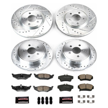 PowerStop Front & Rear Z23 Evolution Sport Brake Kit | Chrysler PT Cruiser (03-09) (K1708)
