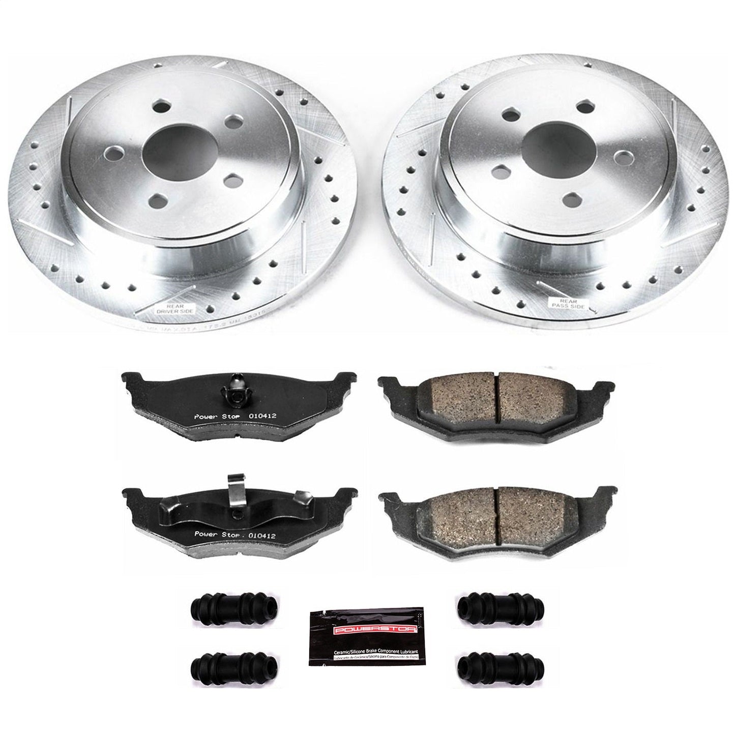 PowerStop Rear Z23 Evolution Sport Brake Kit | Chrysler PT Cruiser (03-10) (K1709)