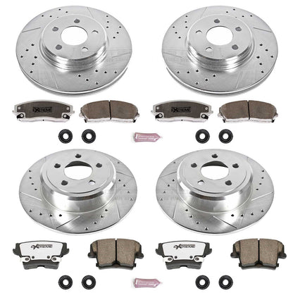PowerStop Front & Rear Z26 Street Warrior Brake Kit | Chrysler 300 (05-19) (K1715-26)