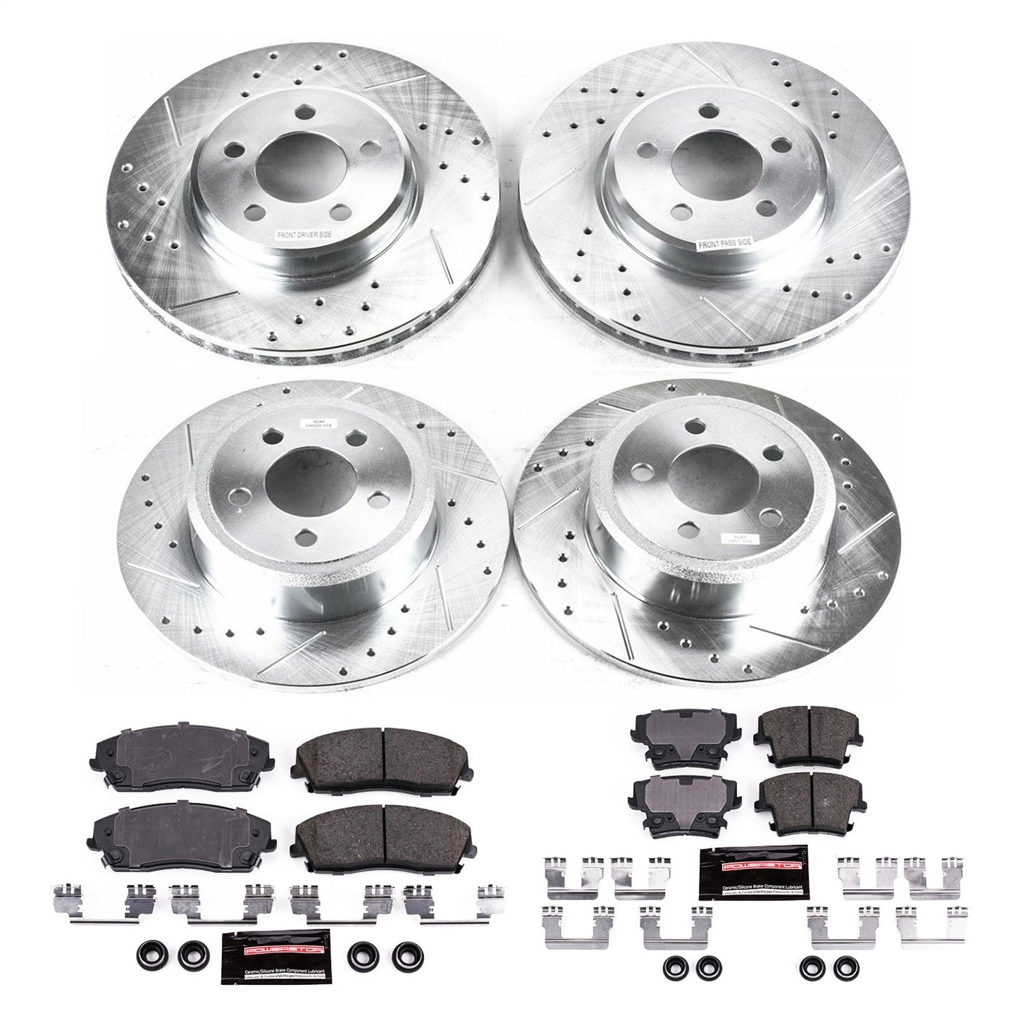 PowerStop Front & Rear Z23 Evolution Sport Brake Kit | Chrysler 300 (05-19) (K1715)